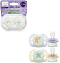 Philips avent ultra start night – glow-in-the-dark siliconen fopspeen – 0-2 mnd – 2 stuks - scf075 17