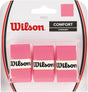 Wilson pro comfort tennis padel overgrip fluor roze - 3 pack