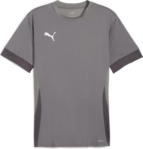 Puma teamgoal matchday jersey heren sportshirt - cast iron- white-shadow gray m