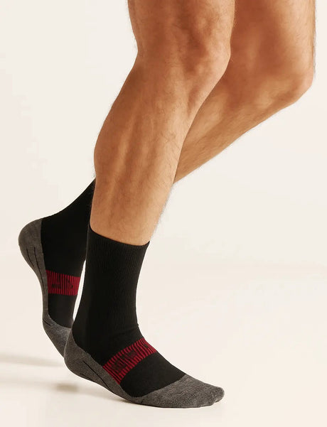 Falke ru4 cool anti-blaar functioneel materiaal hardloopsokken heren zwart - maat 46-48