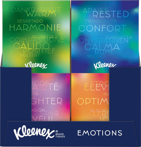 Kleenex zakdoekjes - collection box - 12 x 48 stuks - 576 tissues - voordeelverpakking