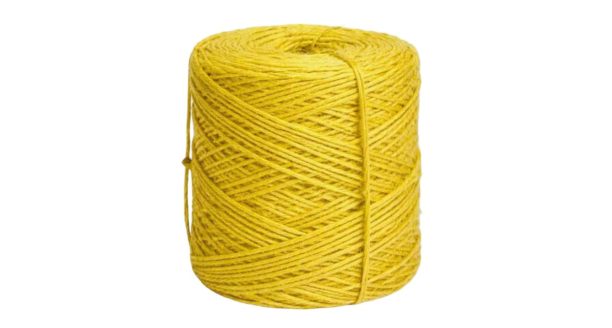 Touw flaxcord 3,5mmx470mtr okergeel 1kg rol