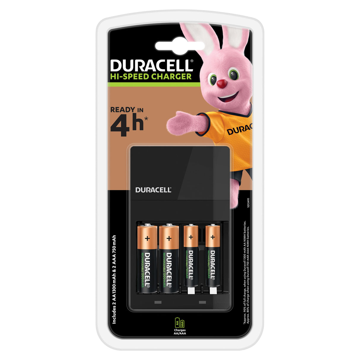 Batteriförsäljning Europa Duracell Charger Charger CEF14 inkl.