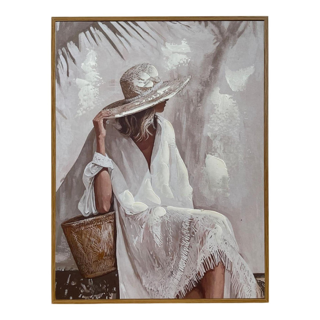 Mansion atmosphere houten schilderij belle 30x40x2cm
