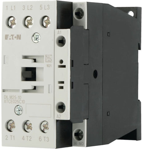 Eaton dilm25-10(230v50hz,240v60hz) contactor 3x no 11 kw 230 v ac 25 a 1 stuk(s)