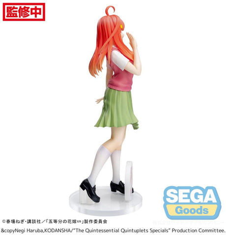 Sega the quintessential quintuplets specials luminasta pvc statue itsuki nakano 20 cm beeld