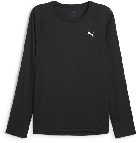 Puma m run velocity long sleeve (poly) heren sporttop - black l
