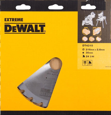 Dewalt cirkelzaagblad extreme - stationair dt4310