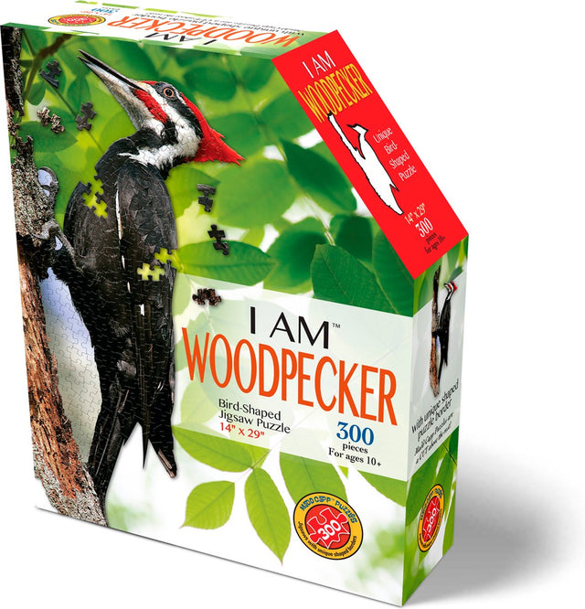 Mad capp puzzel specht - i am mini woodpecker legpuzzel karton.