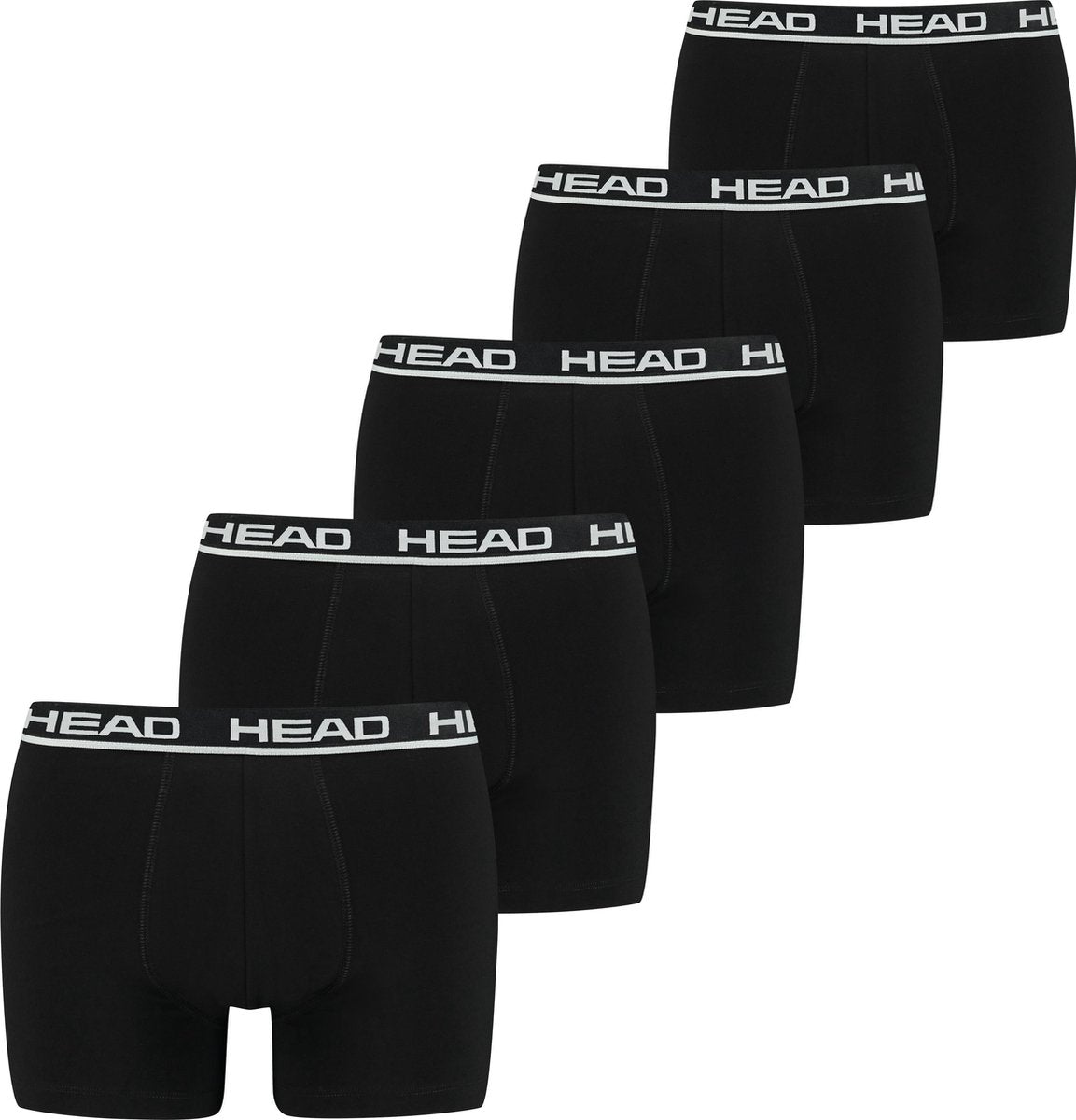 Head boxershorts black 5-pack-m