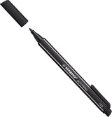Stabilo pointmax - hardtip fineliner 0,8 mm - met nylon tip - zwart - per stuk