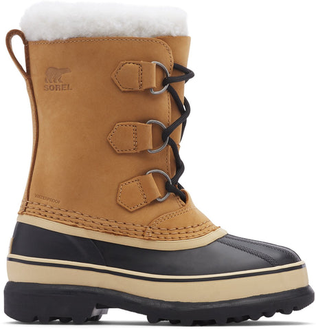 Sorel youth caribou™ wp youth unisex snowboots - buff - maat 36