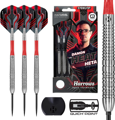 Harrows damon heta natural 90% tungsten 21gr quick point - darts