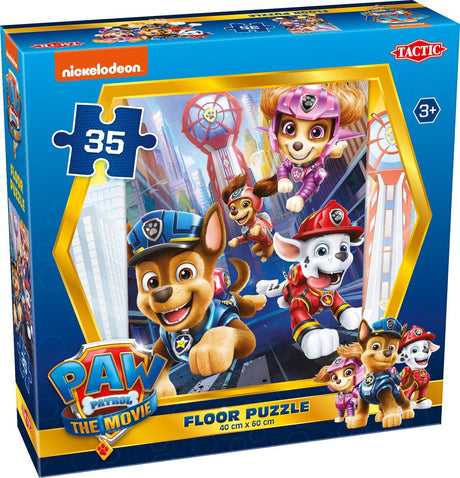 Tactic paw patrol – the movie vloerpuzzel – puzzel – vanaf 3 jaar – 35 stukjes – 60x40 cm