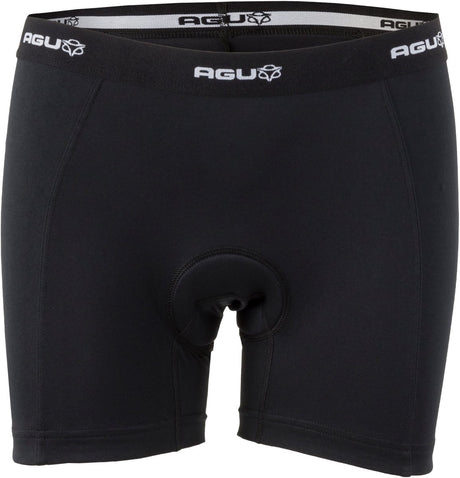 Agu undershort women - fiets-onderbroek - met zeem - slim fit - lange pijp - zwart - xxl