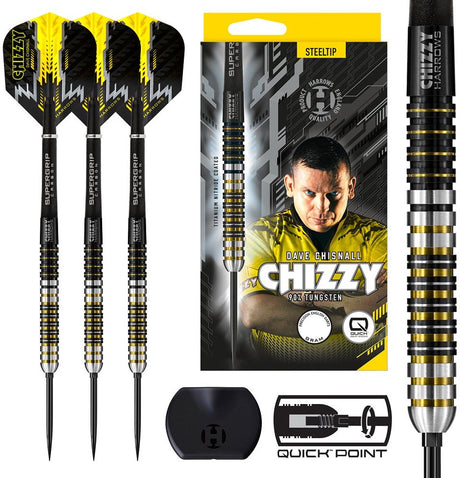 Harrows chizzy 90% tungsten 23gr quick point - darts
