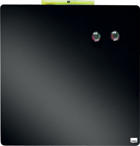 Nobo tegel vierkant magnetisch 360x360 mm zwart