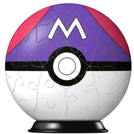 Ravensburger pokémon master ball - 3d puzzelbal - 54 stukjes - vanaf 6 jaar