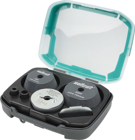 Wolfcraft - set hulpstukken voor het vergroten van gaten 3-delig - 5953000