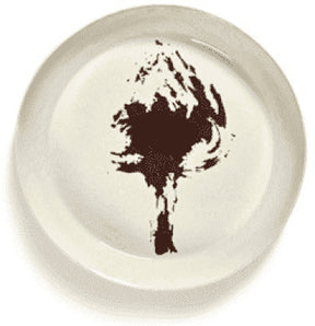 Serax - ottolenghi feast - serveerschaal l - wit zwart - 44 ø