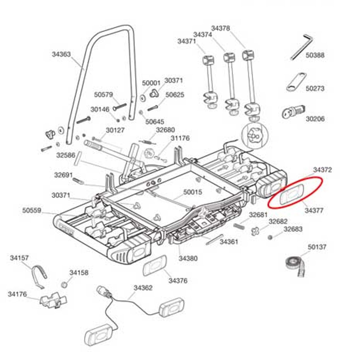Thule optische linker ec pro 902 zwart