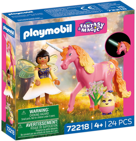 Playmobil fantasy magic verzameleenhoorn ochtenddauw met fee - 72218