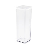 Rotho loft voedselbewaardozen - met witte siliconenafdichtring - vierkant 2 liter - transparant