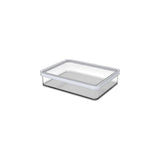 Rotho loft voedselbewaardozen - met witte siliconenafdichtring - vleesbewaardoos 1 liter - transparant
