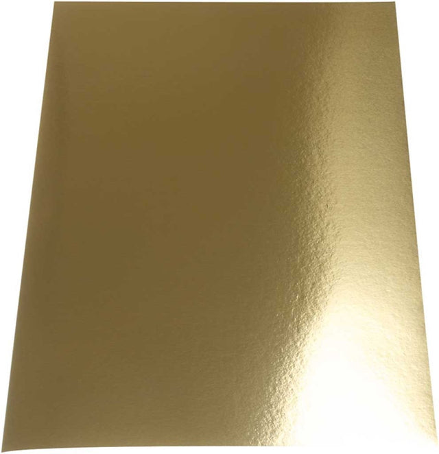Creativ company metallic folie karton a4 210x297 mm 280 g 10 vellen goud