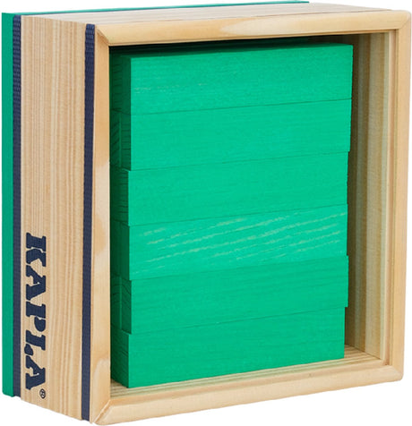 Kapla - kleur - constructiespeelgoed - lichtgroen - 40 plankjes