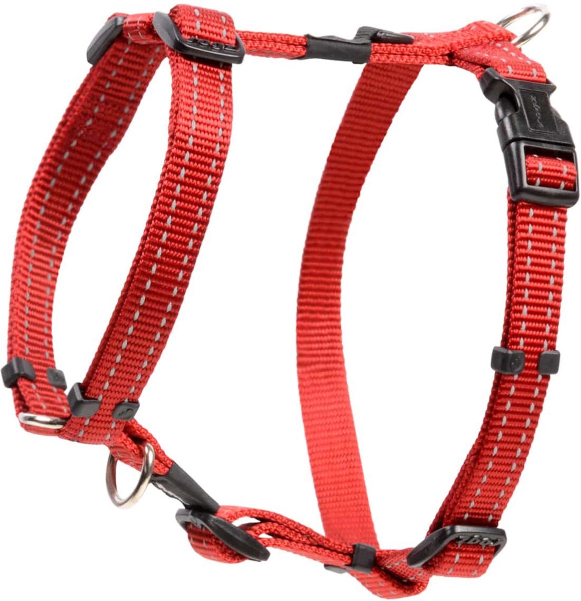 Rogz for dogs rogz utility tuig rood - hondenharnas - s 23-37x1.1 cm