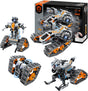 Gear2play im.master - 4 in 1 r c robotmodellen - robot tank auto motor constructiespeelset - op afstand bestuurbaar - app programmeerbaar