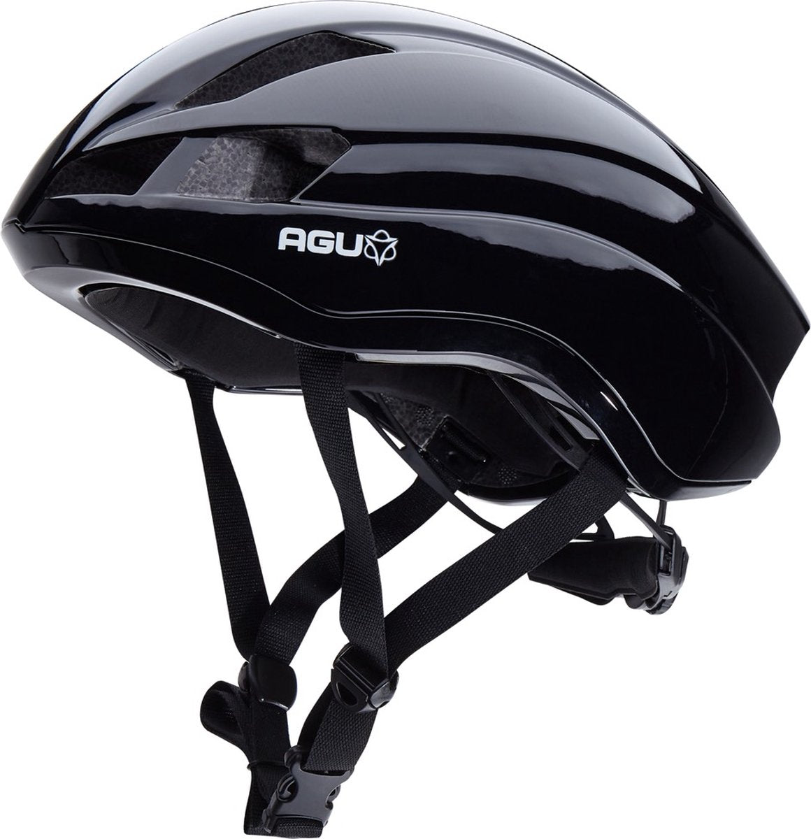 Agu transsonic mips - fietshelm - aerodynamisch - mips - ventilatie - lichtgewicht - zwart - unisex - 58-61cm - en1078 gekeurd