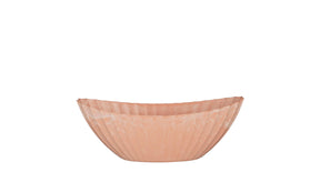 Mila decoratie schaal recycled plastic l.roze - l36xb15xh14c