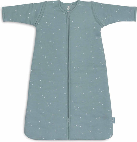 Jollein baby slaapzak winter met afritsbare mouw 110cm - twinkling sea green - winterslaapzak