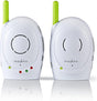 Nedis babyfoon - fhss (frequency-hopping spread spectrum) - met terugspreekfunctie - batterij gevoed netvoeding - groen wit