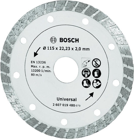 Bosch diamant slijpschijf - turbo - 115 mm
