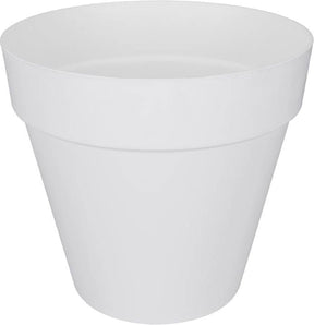 Elho loft urban rond 40 - bloempot voor buiten - ø 38.5 x h 35.3 cm - wit