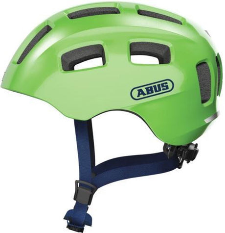 Abus fietshelm youn-i 2.0 sparkling green m - 52-57 cm - groen - geschikt voor gebruik op elektrische fietsen - stadsfietsen - 260 g