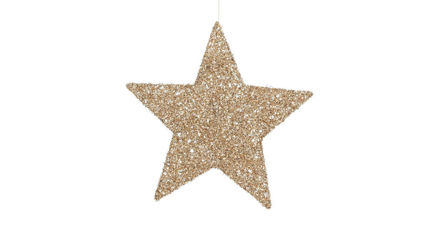 Ster hangend dicht champagne - d40cm
