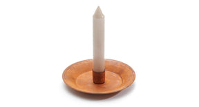 Metal candle holder ø13,5x3cm rusty