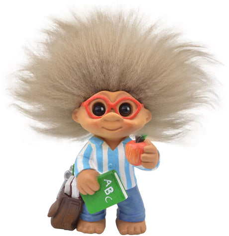 Spring copenhagen good luck trolls - everyday trolls “the teacher polyresin sheepskin h9xl5cm 114g (made in china) speelgoedfiguur kinderen