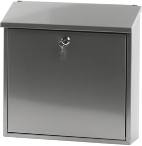 V-part - wandbrievenbus malagan - stainless steel - rvs - brievenbus