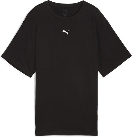 Puma ess relaxed tee dames t-shirt - black