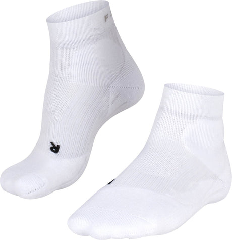 Falke te2 short anti-blaar katoen functioneel materiaal tennissokken heren wit - maat 42-43