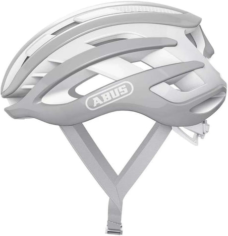 Abus fietshelm airbreaker pure grey s - 51-55 cm - grijs - geschikt voor gebruik op racefietsen - gravelbikes - 200 g s