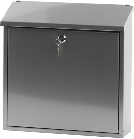 V-part - wandbrievenbus malagan - stainless steel - rvs - brievenbus