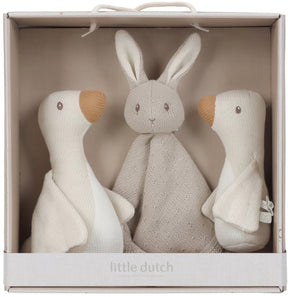 Little dutch newborn naturals gebreide giftset