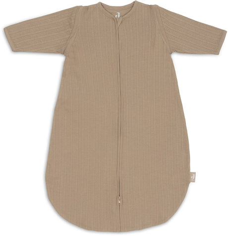 Jollein baby slaapzak zomer met afritsbare mouw 90cm - rond - ajour biscuit - zomerslaapzak