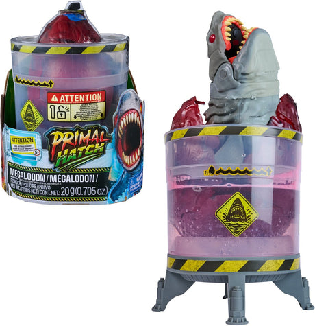 Spin master primal hatch interactive megalodon shark.